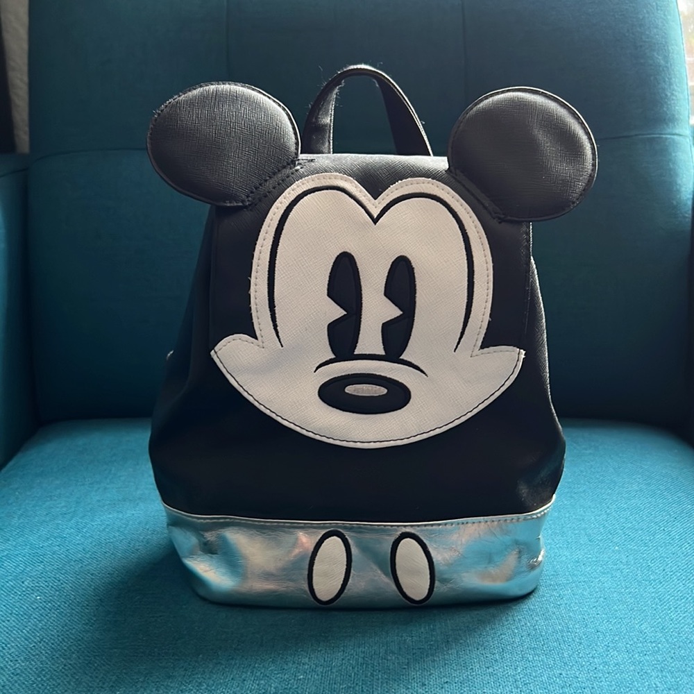 Mickey Mouse Vinyl Mini Backpack - image 2